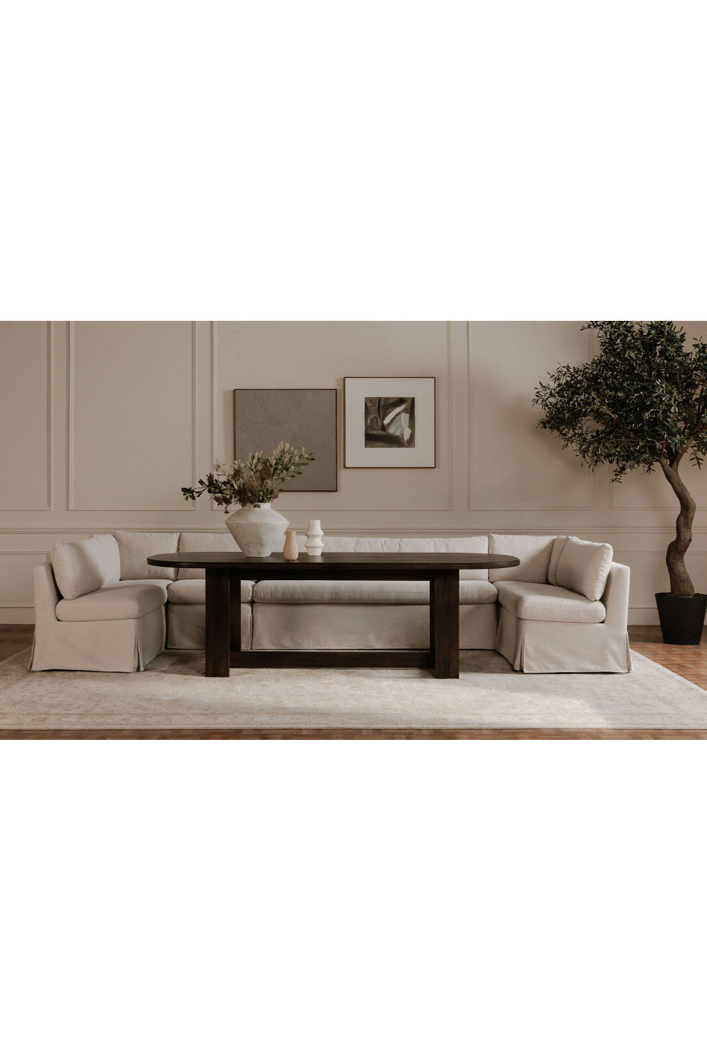 Modern European furniture - Abstract Brushstrokes Painting - www.oroa.com