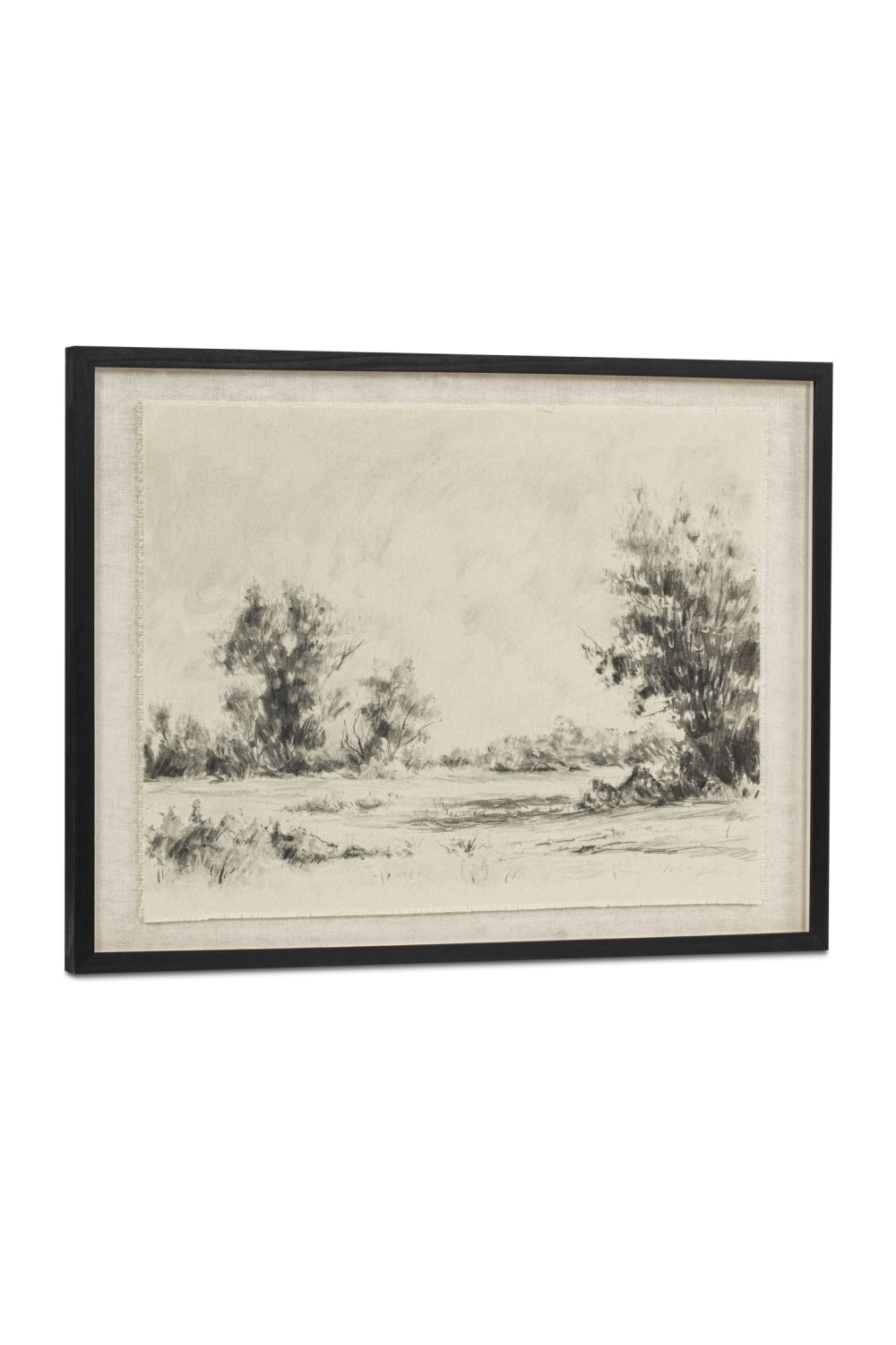Landscape Sketch Print on Linen | Novi Living Briar | Oroa.com