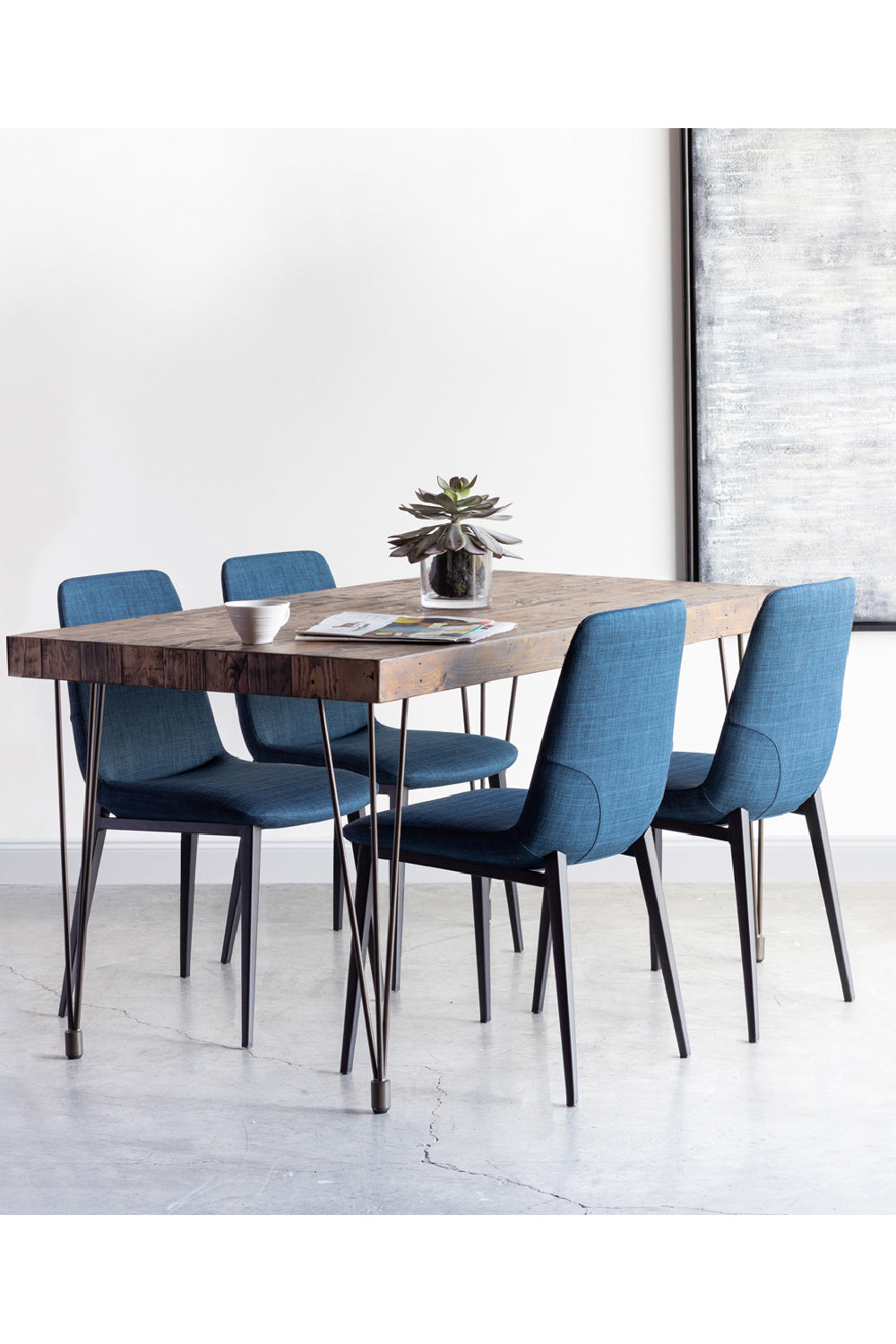 Modern European furniture - Natural Pine Wood Dining Table S - www.oroa.com | Oroa.com