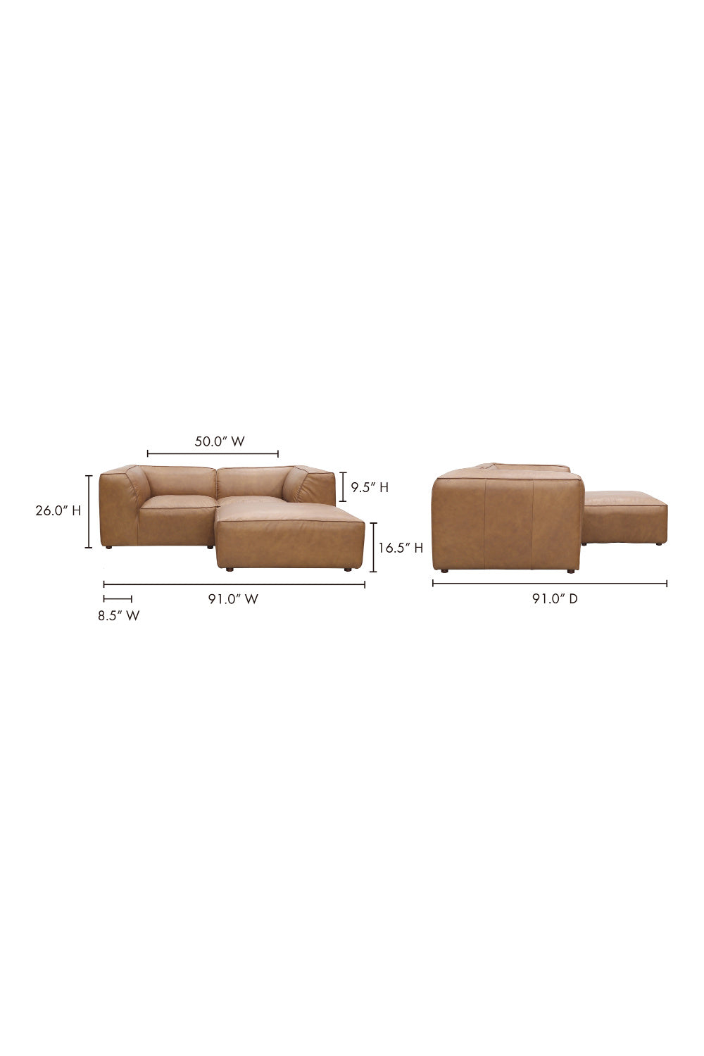 Modern European furniture - Contemporary Off White Modular Sofa - www.oroa.com