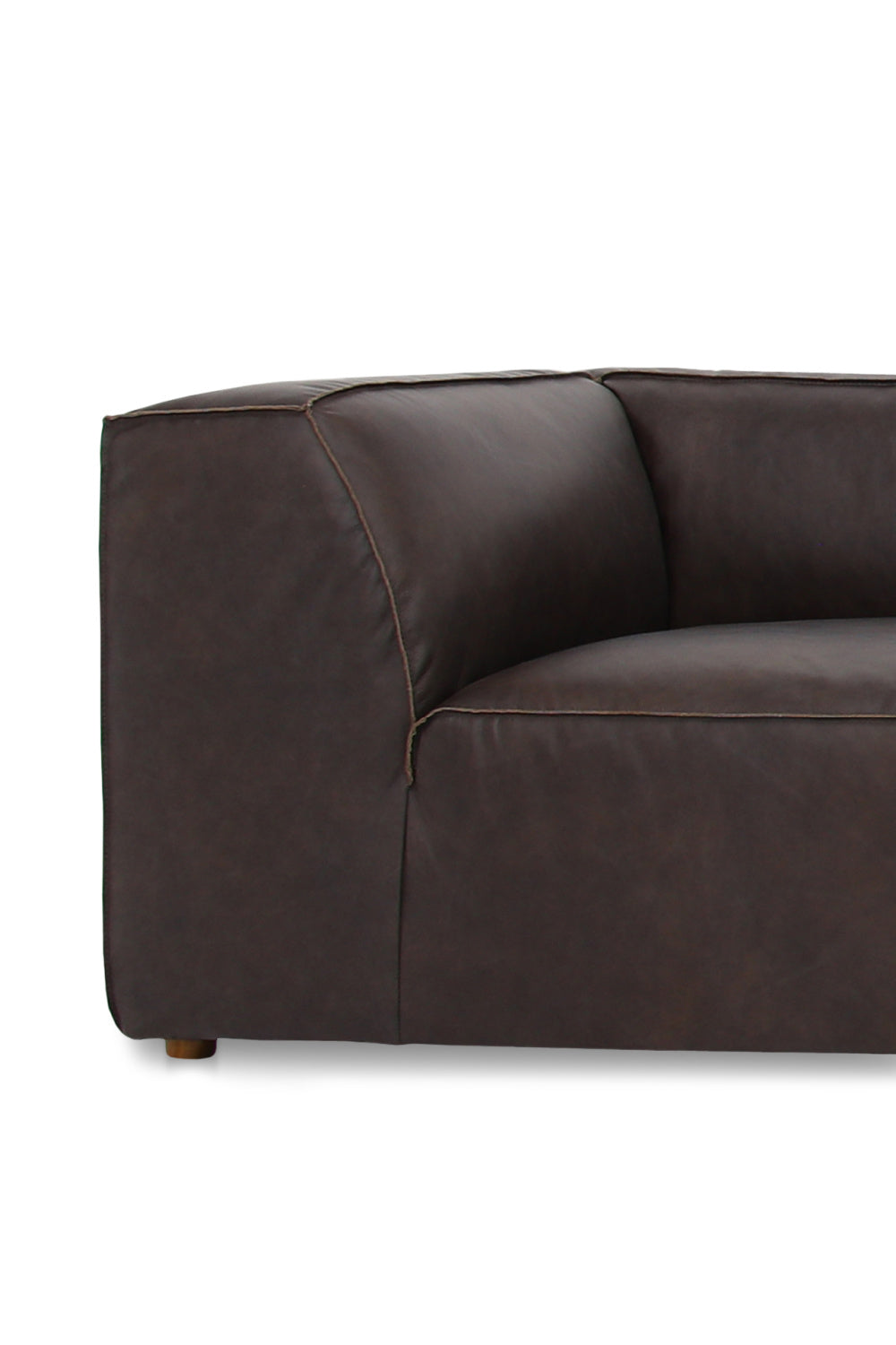 Modern European furniture - L-Shaped Leather Sectional Sofa - www.oroa.com | Oroa.com