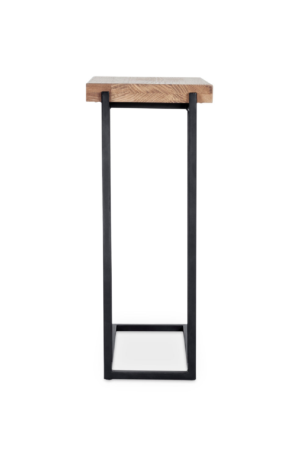 Modern European furniture - C-Shaped Oak Side Table - www.oroa.com