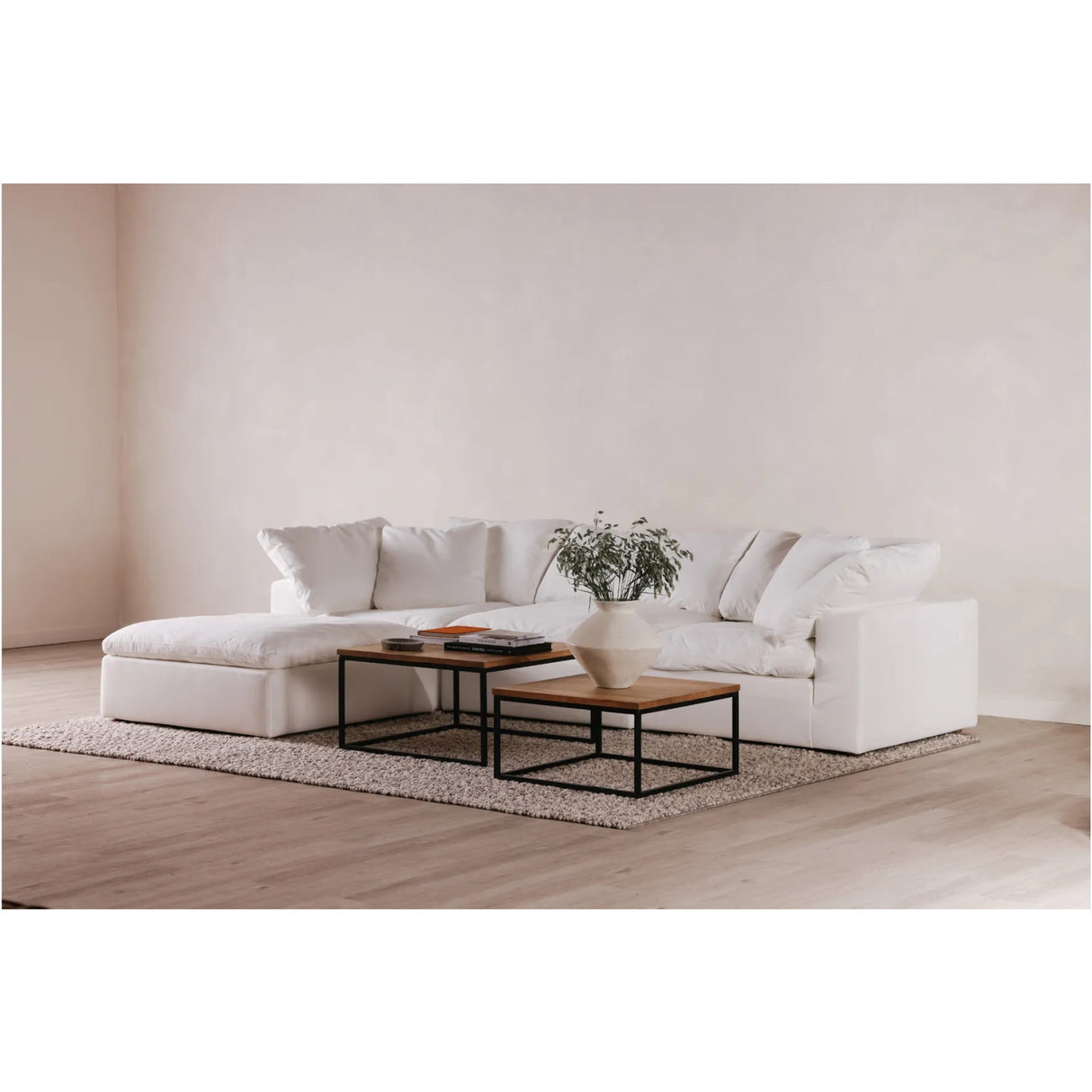 Modern European furniture - Square Modern Classic Ottoman - www.oroa.com | Oroa.com