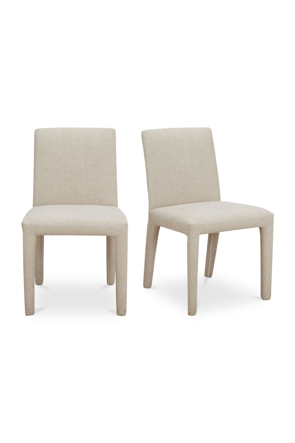 Modern European furniture - Fabric Upholstered Dining Chairs (2) - www.oroa.com | Oroa.com