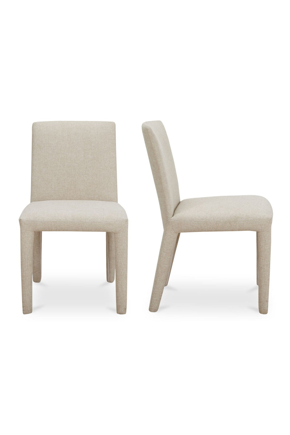 Modern European furniture - Fabric Upholstered Dining Chairs (2) - www.oroa.com | Oroa.com
