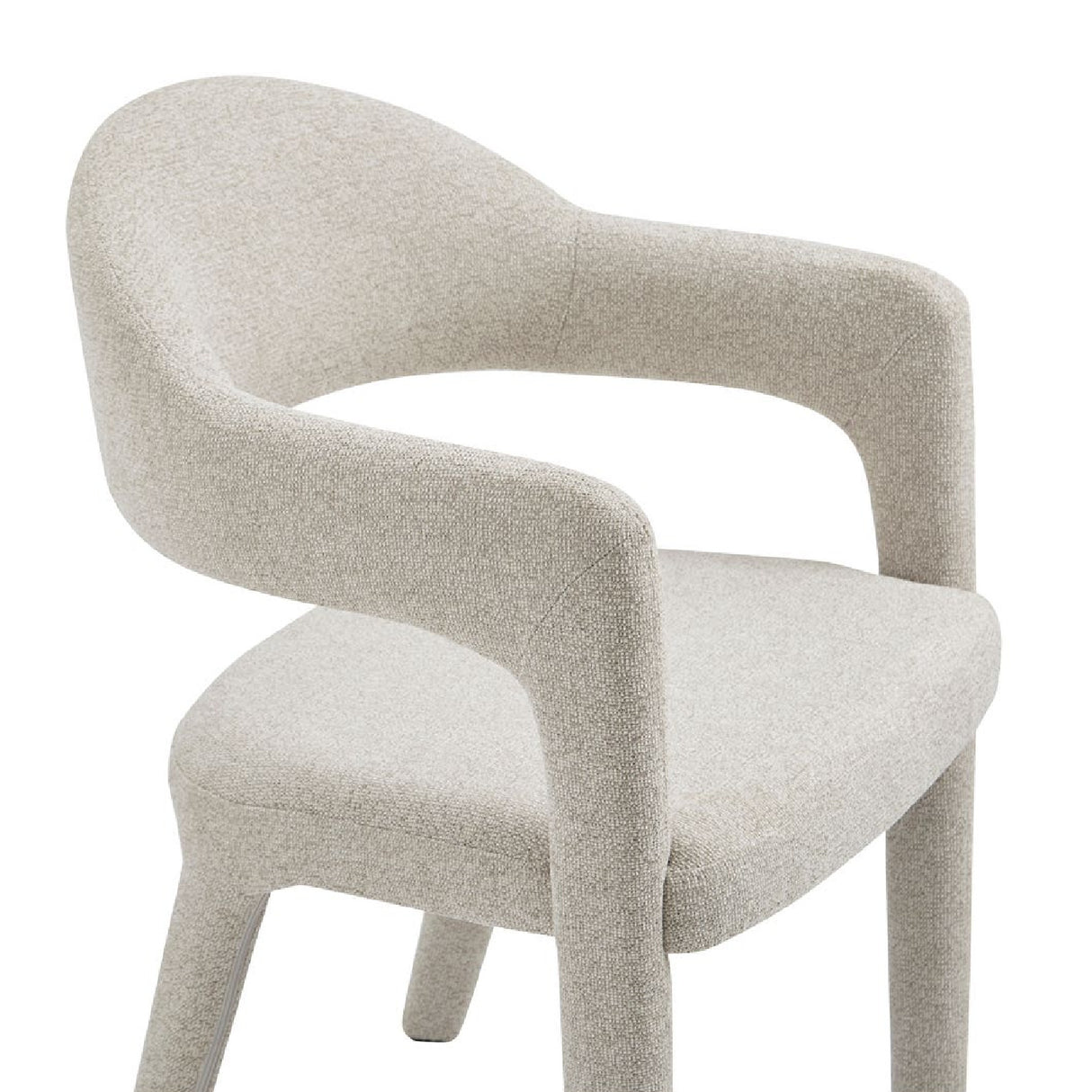 Modern European furniture - Upholstered Open-Back Dining Chair - www.oroa.com | Oroa.com