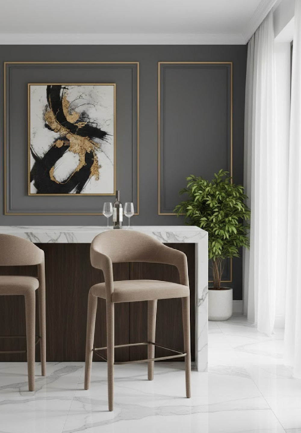 Modern European furniture - Open Barrel-Back Bar Stool - www.oroa.com | Oroa.com