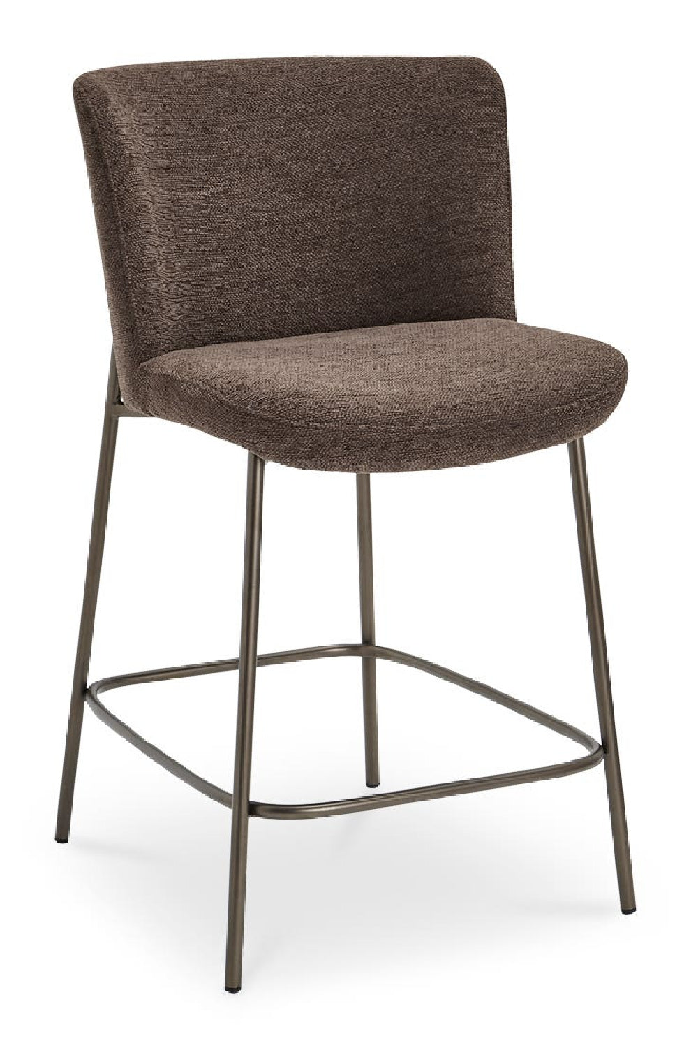 Modern European furniture - Barrel Back Fabric Counter Stool - www.oroa.com | Oroa.com