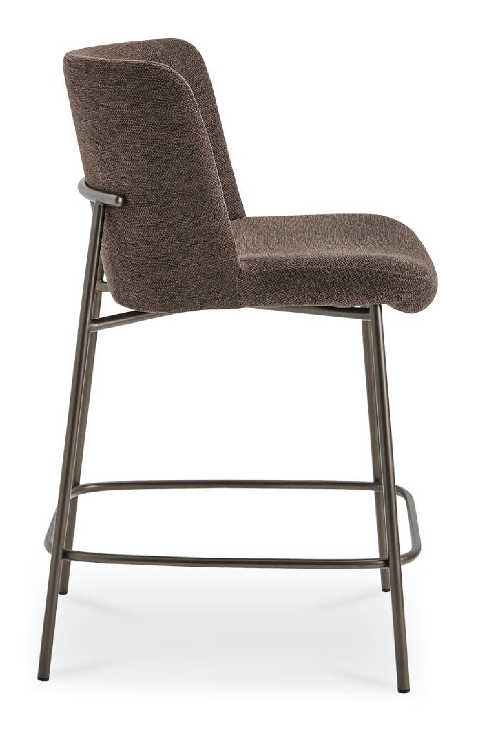 Modern European furniture - Barrel Back Fabric Counter Stool - www.oroa.com | Oroa.com