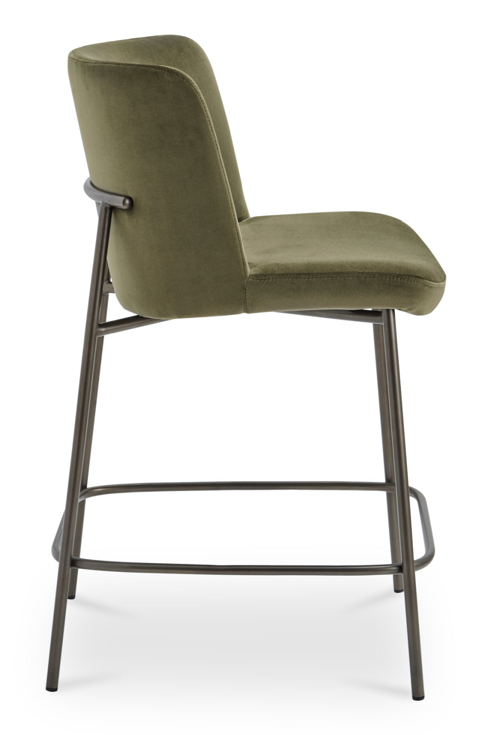 Modern European furniture - Barrel Back Fabric Counter Stool - www.oroa.com | Oroa.com