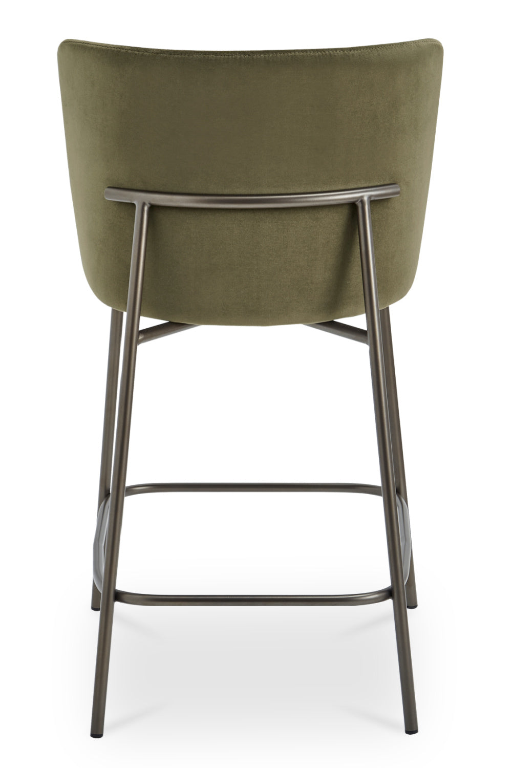 Modern European furniture - Barrel Back Fabric Counter Stool - www.oroa.com | Oroa.com