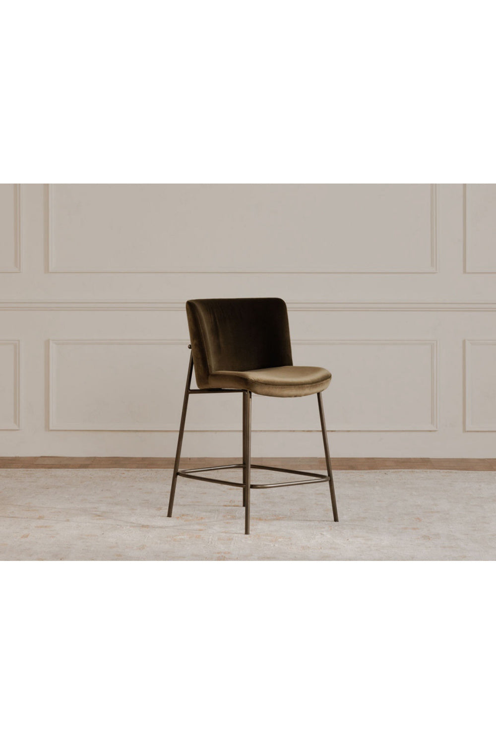 Modern European furniture - Barrel Back Fabric Counter Stool - www.oroa.com | Oroa.com
