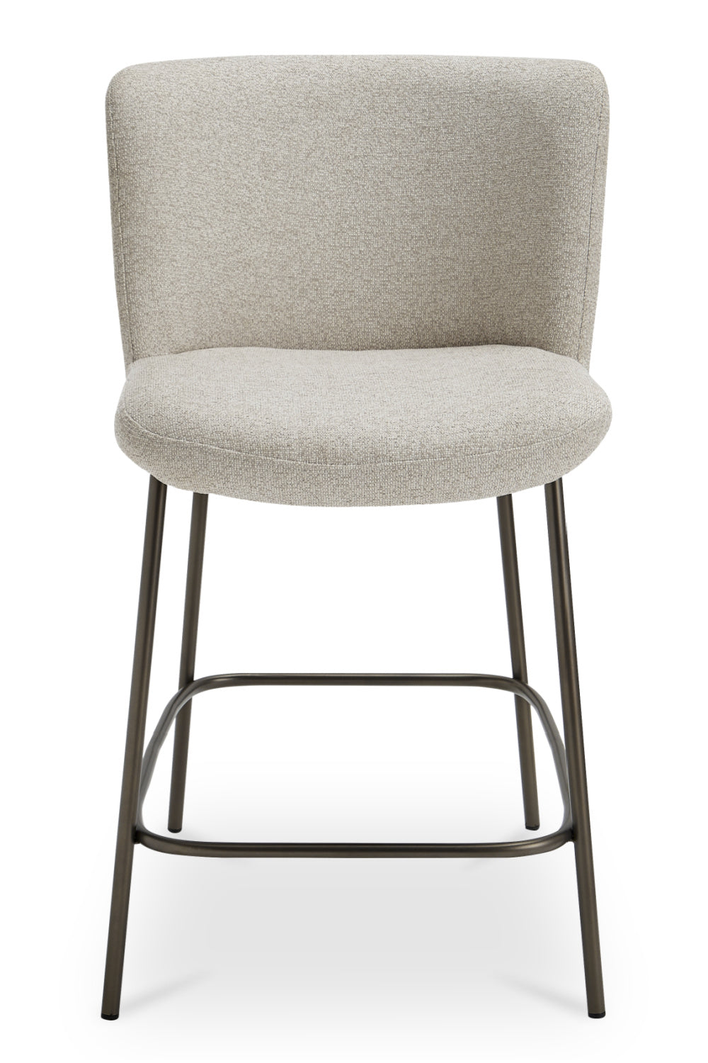 Modern European furniture - Barrel Back Fabric Counter Stool - www.oroa.com | Oroa.com