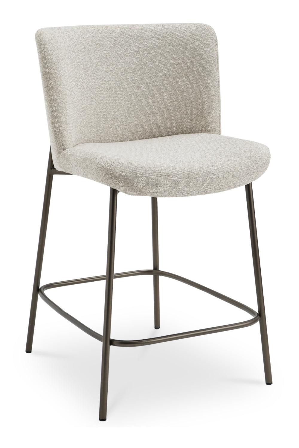 Modern European furniture - Barrel Back Fabric Counter Stool - www.oroa.com | Oroa.com