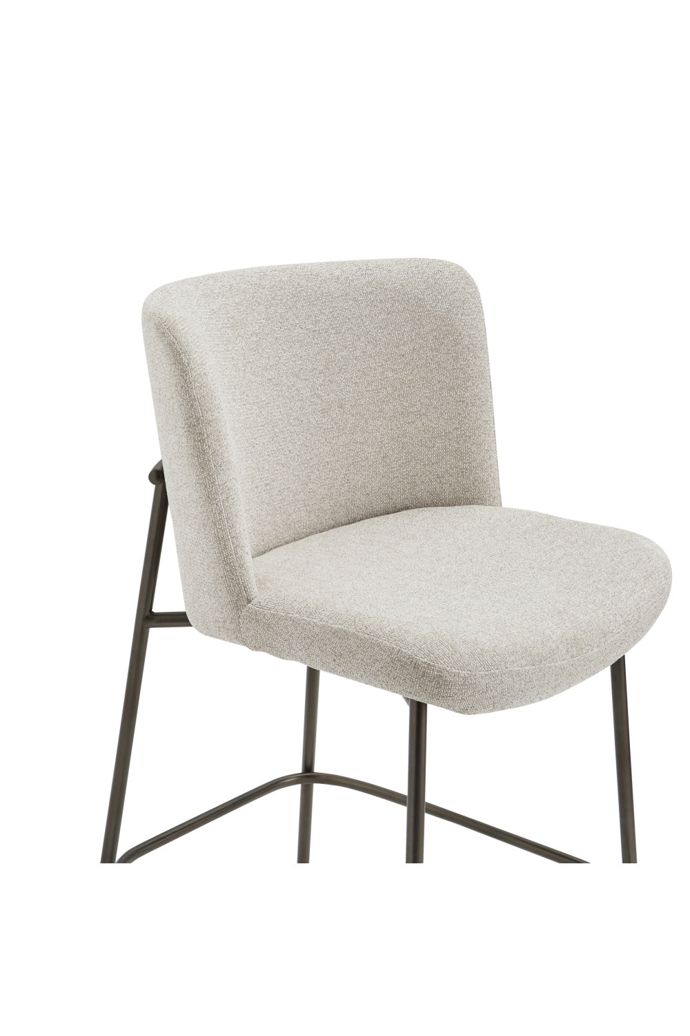 Modern European furniture - Barrel Back Fabric Counter Stool - www.oroa.com | Oroa.com