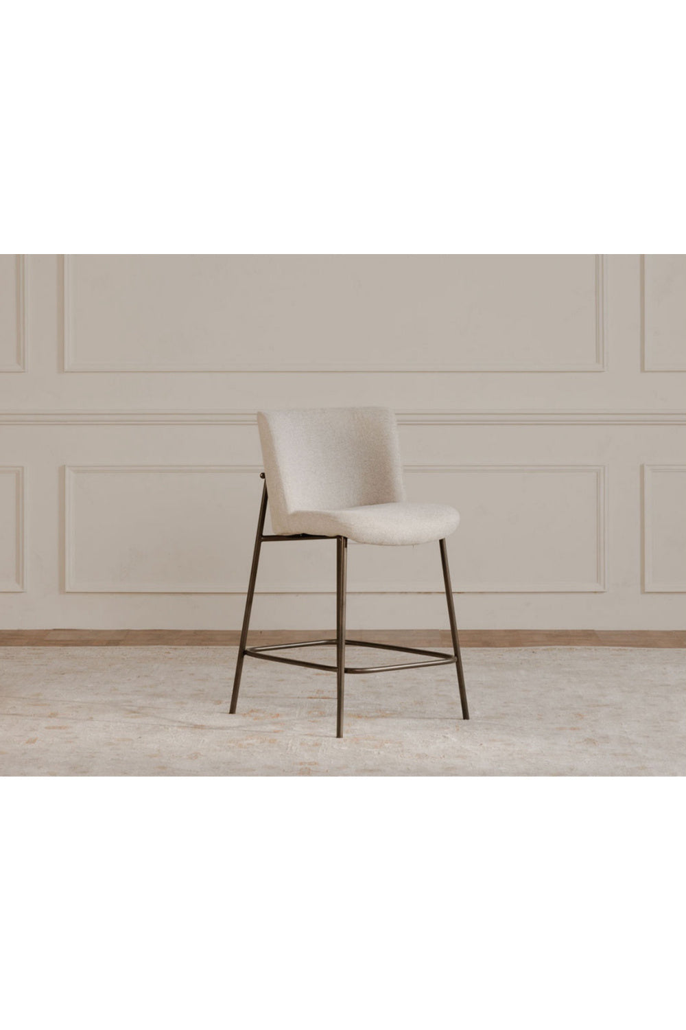 Modern European furniture - Barrel Back Fabric Counter Stool - www.oroa.com | Oroa.com