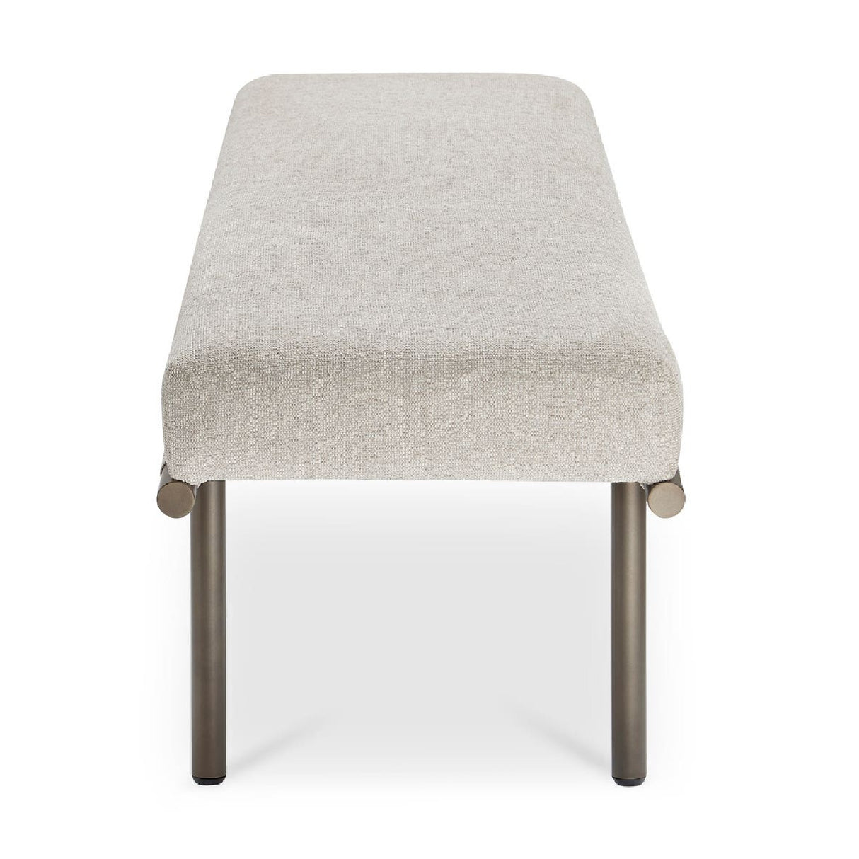 Modern European furniture - Beige Upholstered Dining Bench - www.oroa.com | Oroa.com