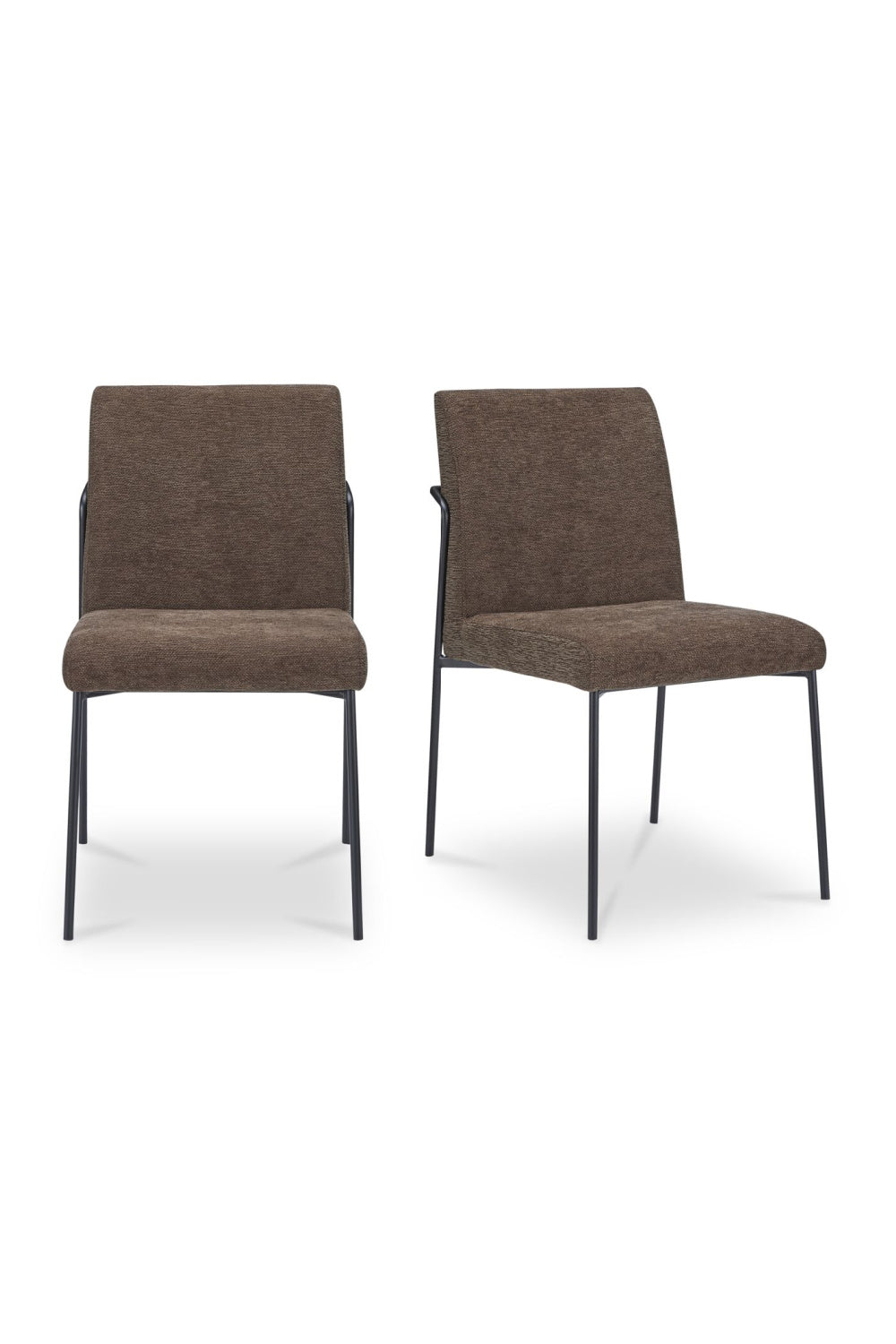 Modern European furniture - Minimalist Padded Dining Chairs (2) - www.oroa.com | Oroa.com