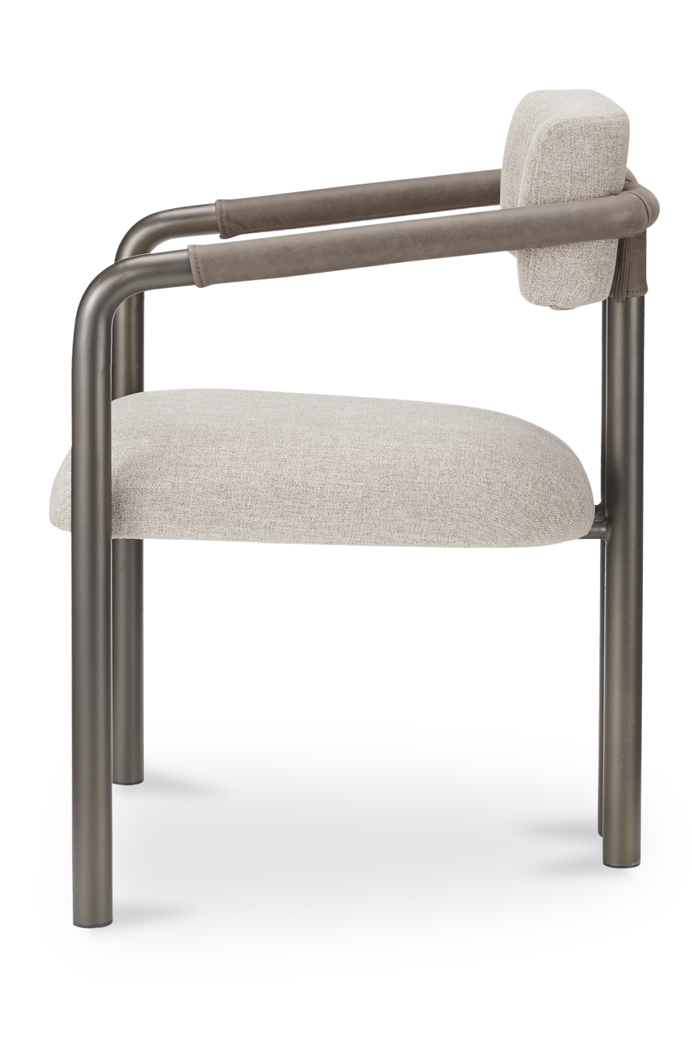 Brown Fabric Dining Chair | Novi Living Cassidy | Oroa.com