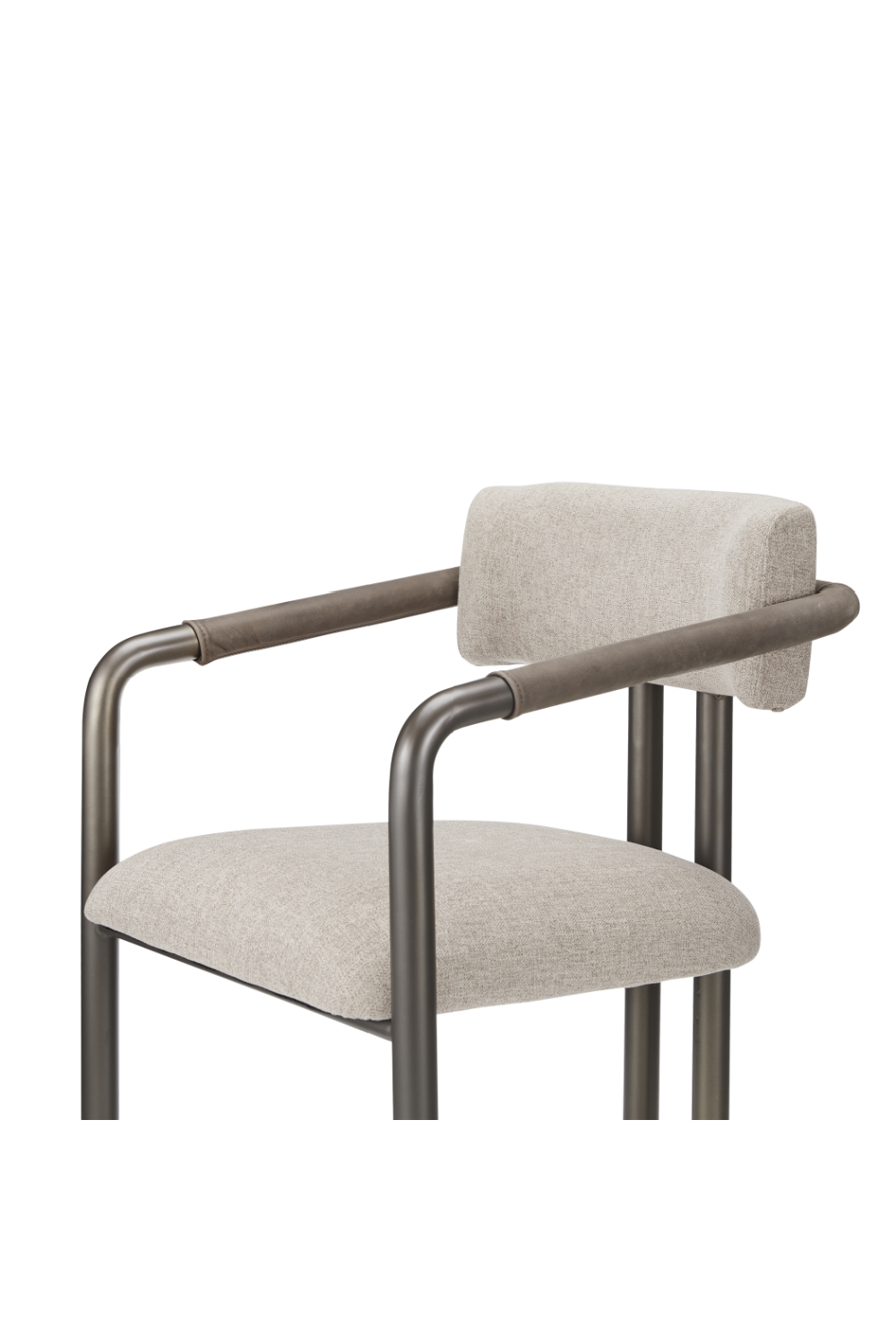 Brown Fabric Dining Chair | Novi Living Cassidy | Oroa.com