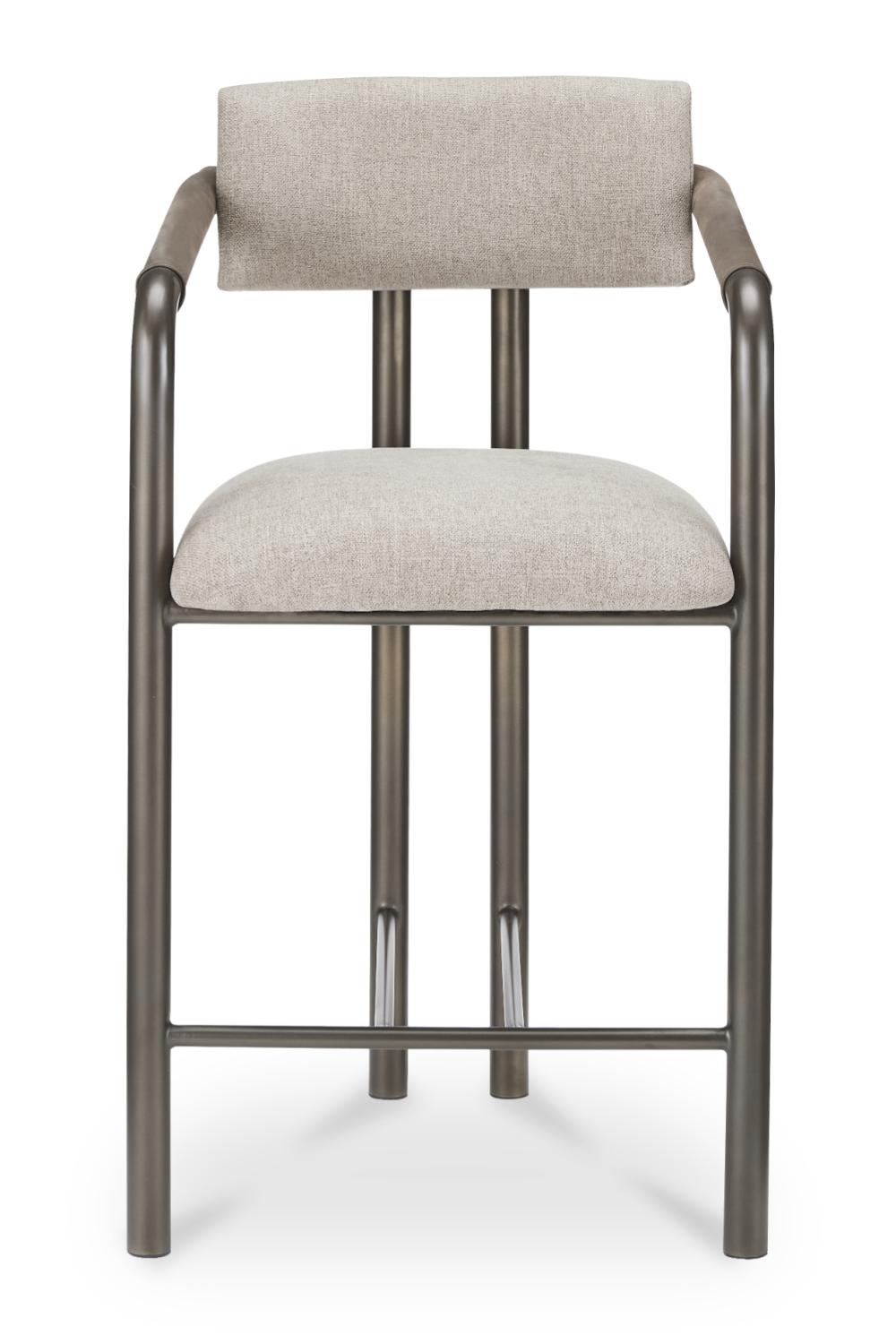 Brown Fabric Counter Stool | Novi Living Cassidy | Oroa.com