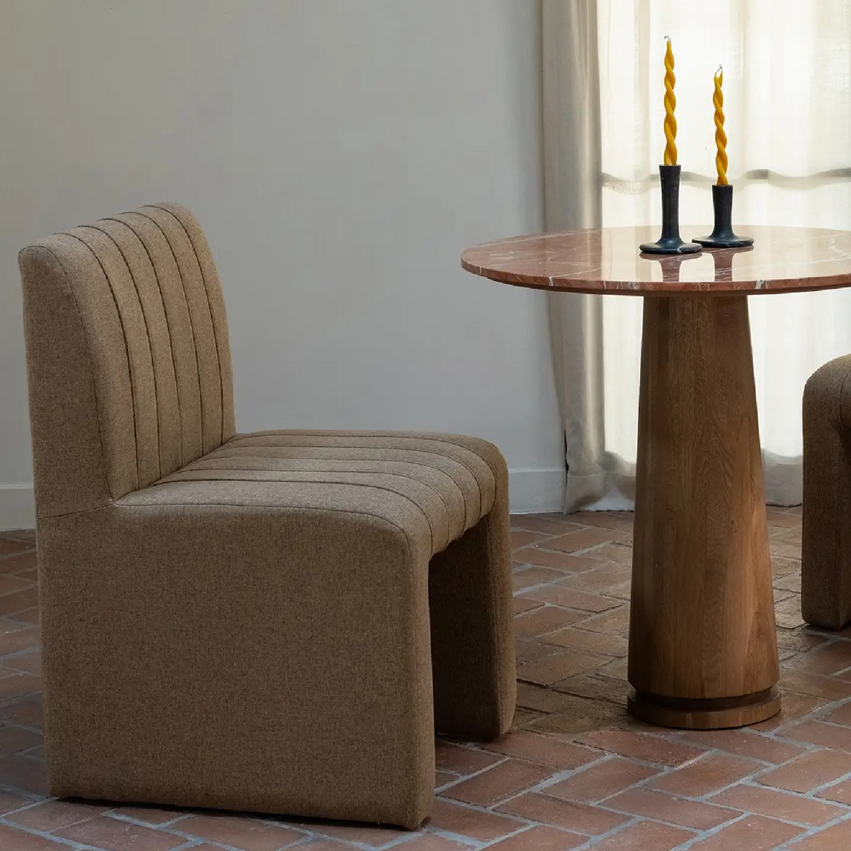 Modern European furniture - Channeled Dining Chair - www.oroa.com | Oroa.com