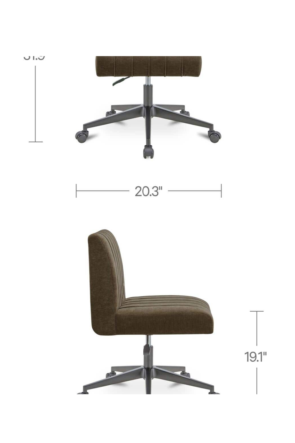 Modern European furniture - Channeled Office Chair - www.oroa.com | Oroa.com