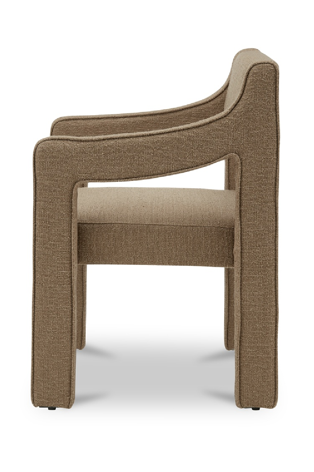 Upholstered Sloped-Arm Dining Chair | Novi Living Elise | Oroa.com