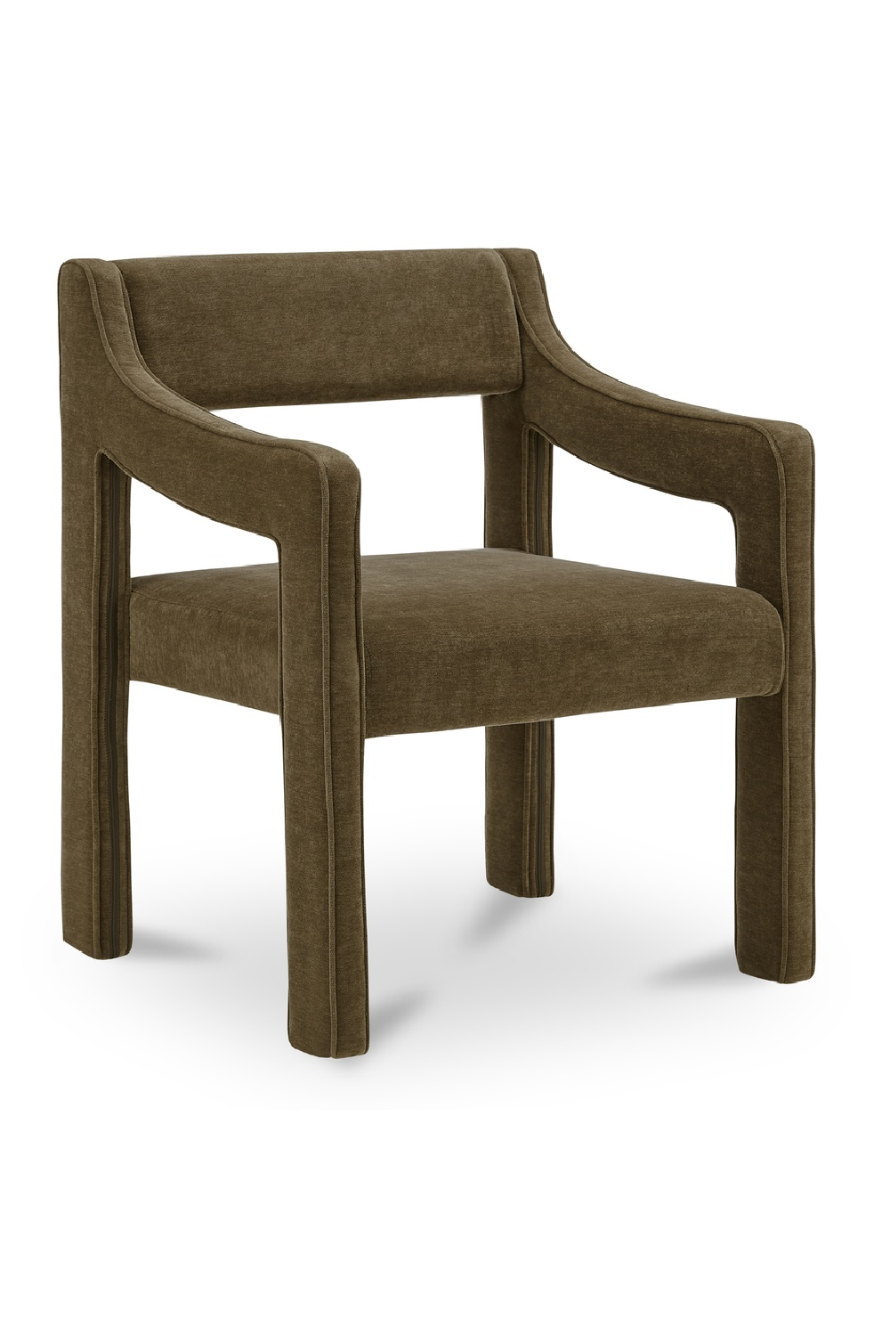 Upholstered Sloped-Arm Dining Chair | Novi Living Elise | Oroa.com