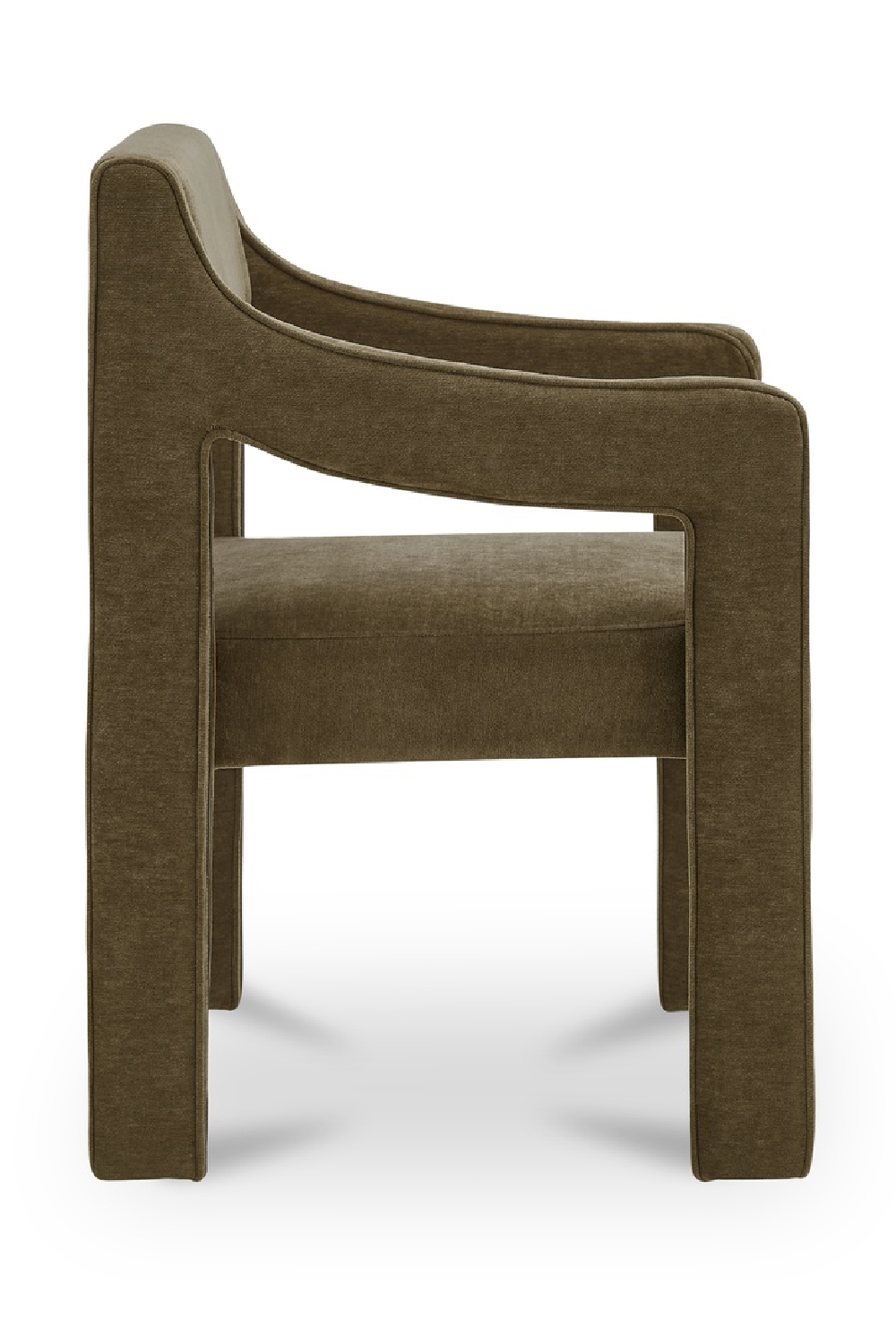 Upholstered Sloped-Arm Dining Chair | Novi Living Elise | Oroa.com