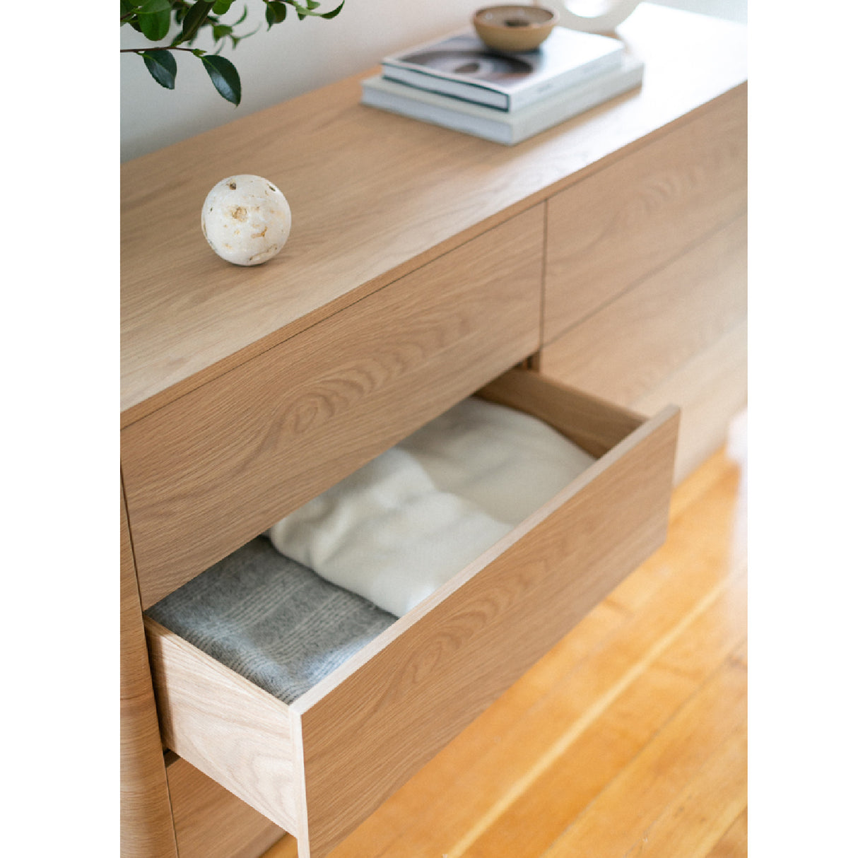 Modern European furniture - 6-Drawer Wooden Dresser - www.oroa.com | Oroa.com