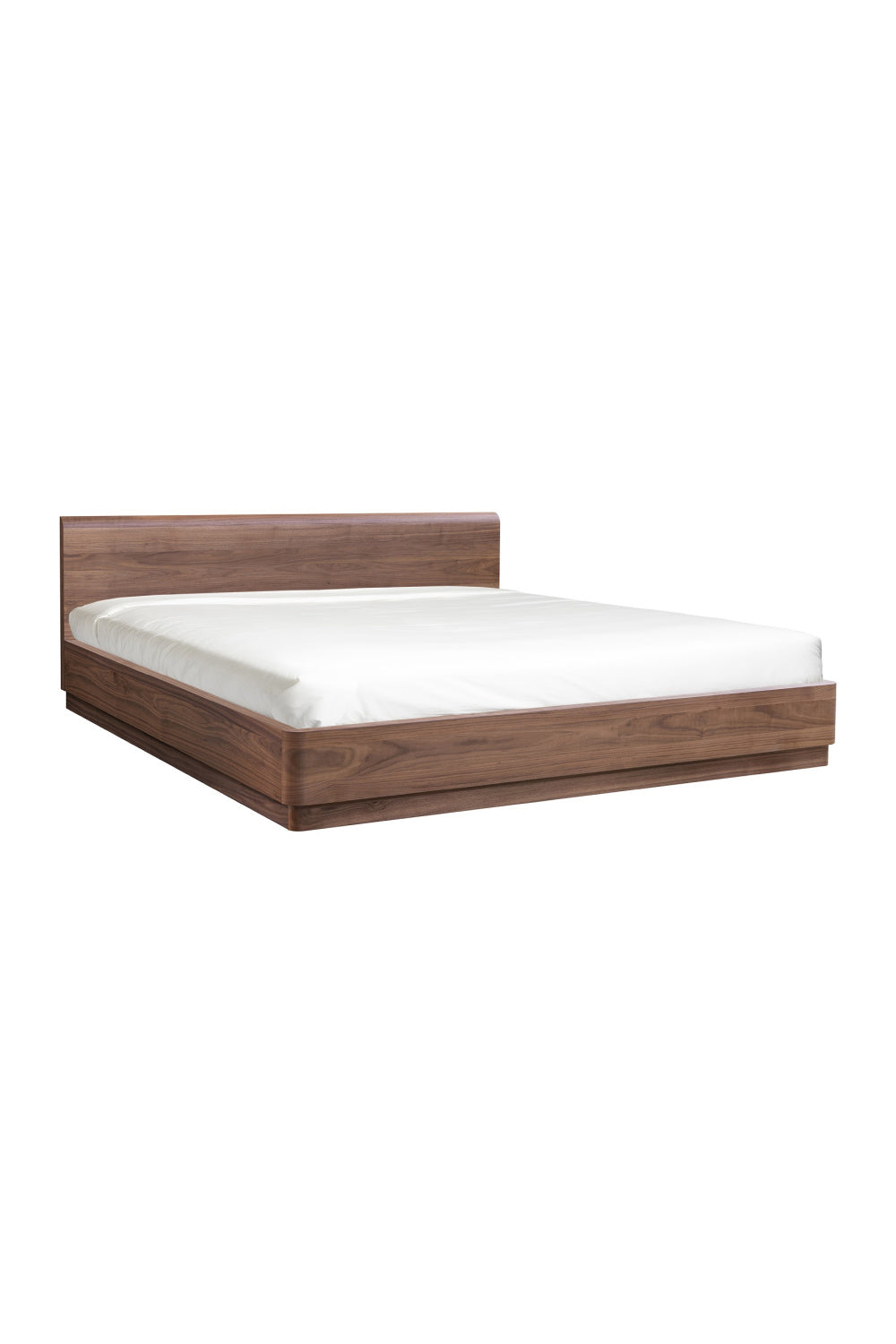 Modern European furniture - Walnut Veneer Bed - www.oroa.com | Oroa.com