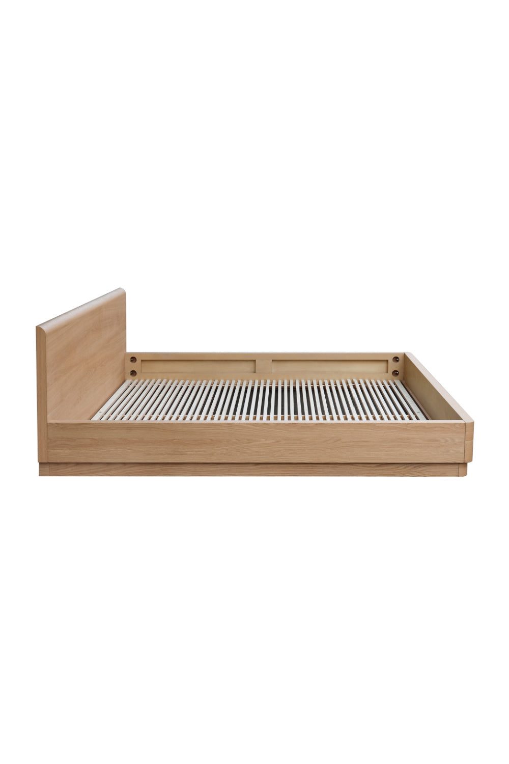 Modern European furniture - Light Oak Scandinavian Bed - www.oroa.com | Oroa.com