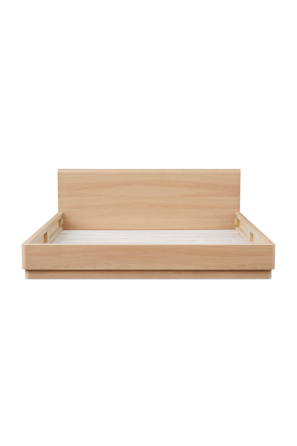 Modern European furniture - Light Oak Scandinavian Bed - www.oroa.com | Oroa.com