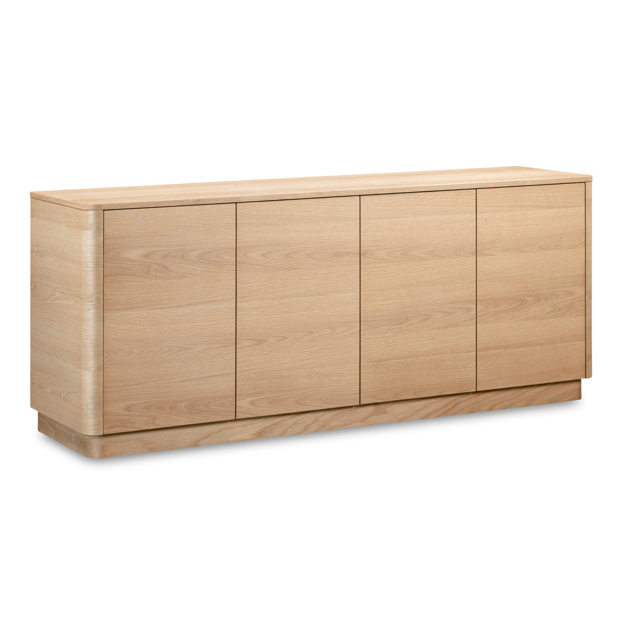 4-Door Wooden Sideboard | Novi Living Round Off | Oroa.com
