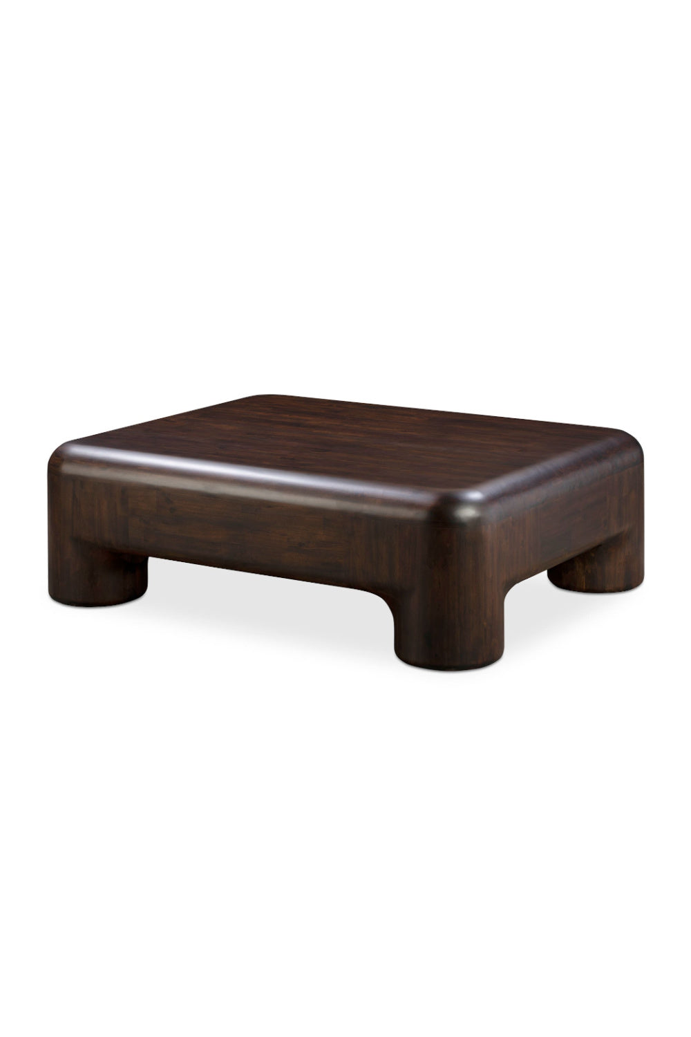 Modern European furniture - Brown Acacia Coffee Table - www.oroa.com