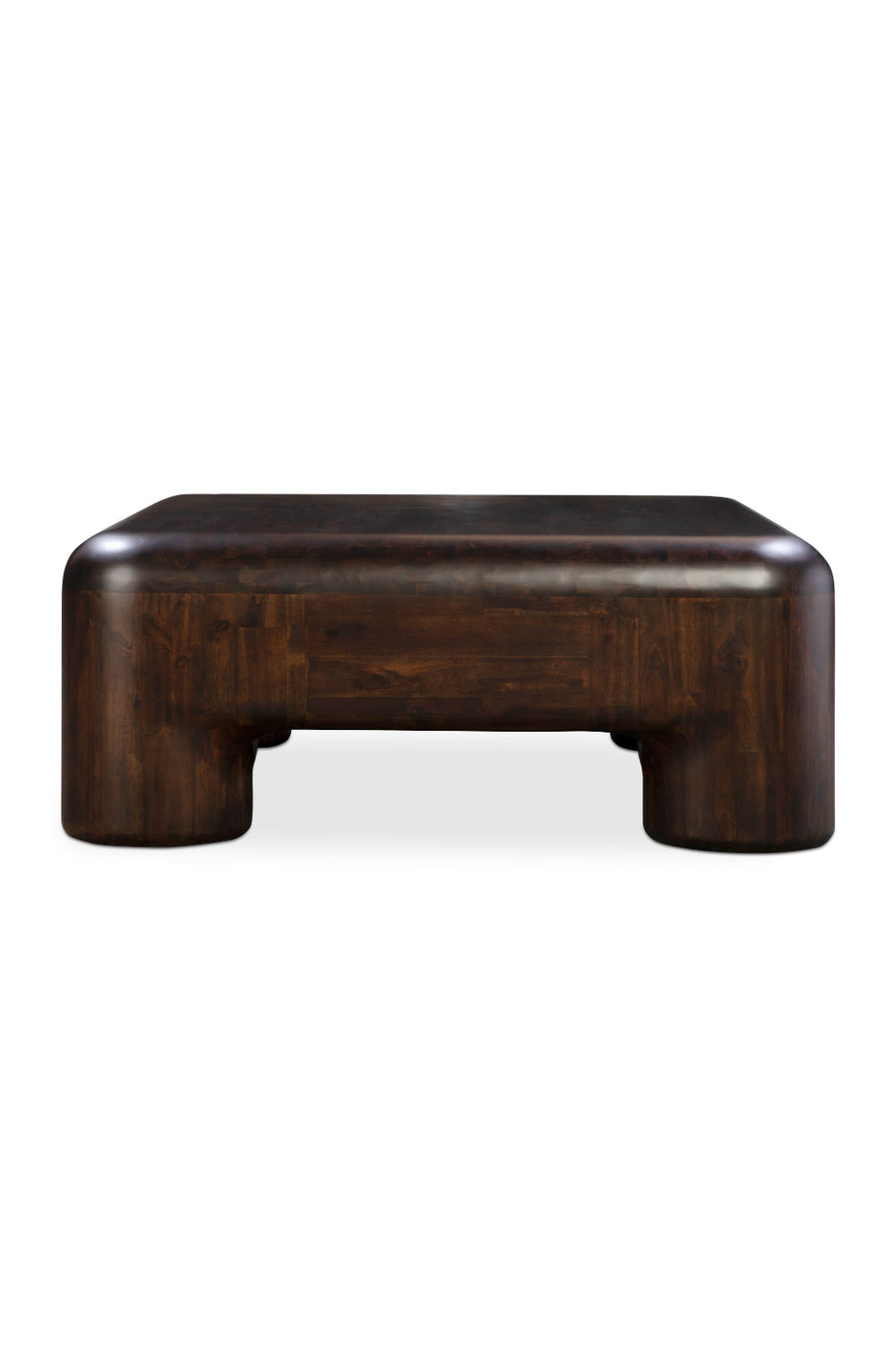 Modern European furniture - Brown Acacia Coffee Table - www.oroa.com