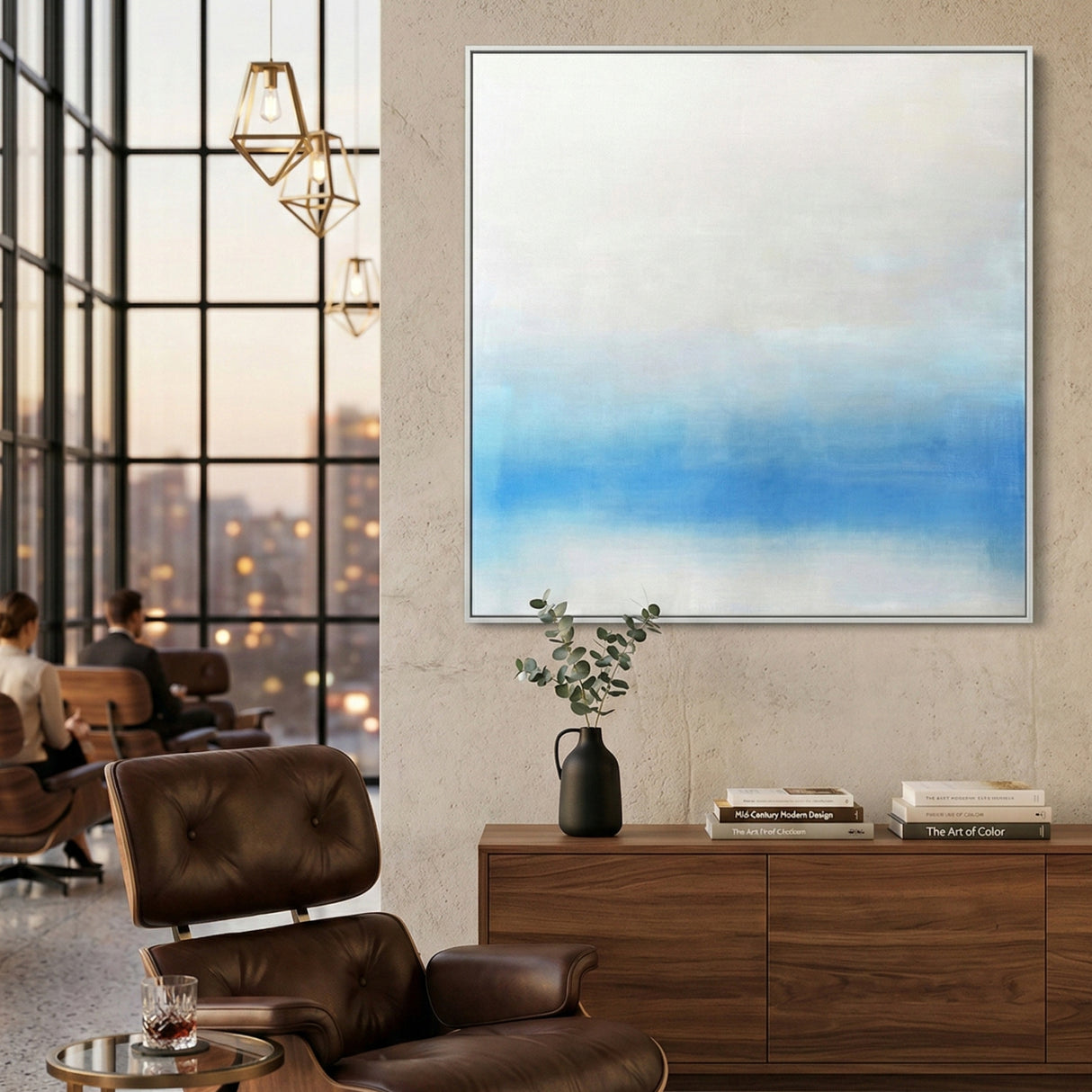 Modern European furniture - Ombre Colored Painting - www.oroa.com | Oroa.com