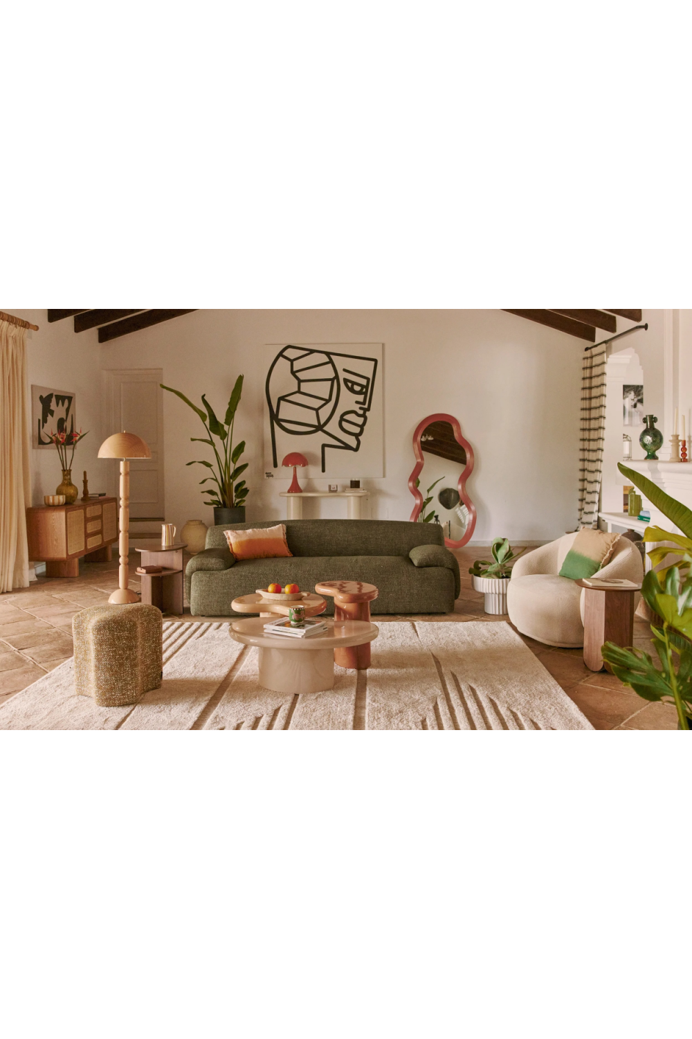 Upturned Arm 3-Seater Sofa | NV Gallery Owen | Oroa.com