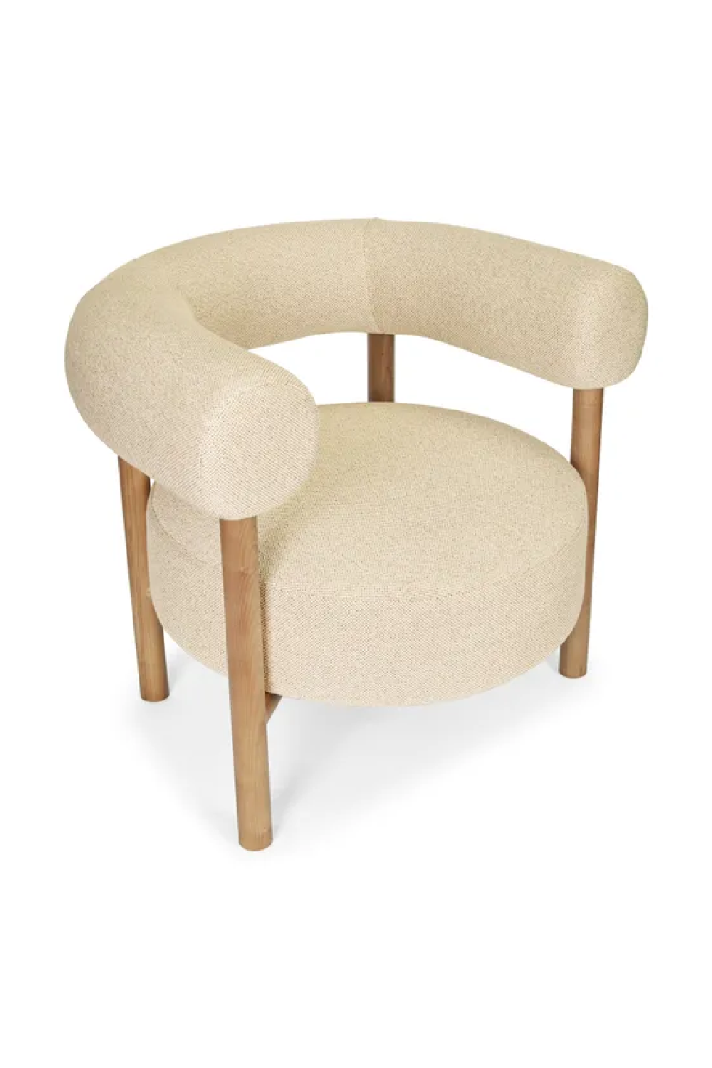 Curved Wood Frame Armchair | NV Gallery Carol | Oroa.com