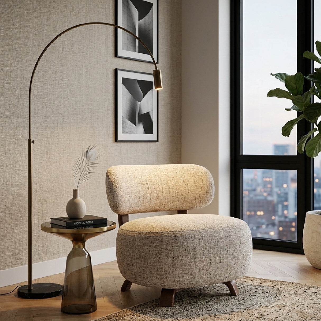 Round Accent Chair | Oroa.com