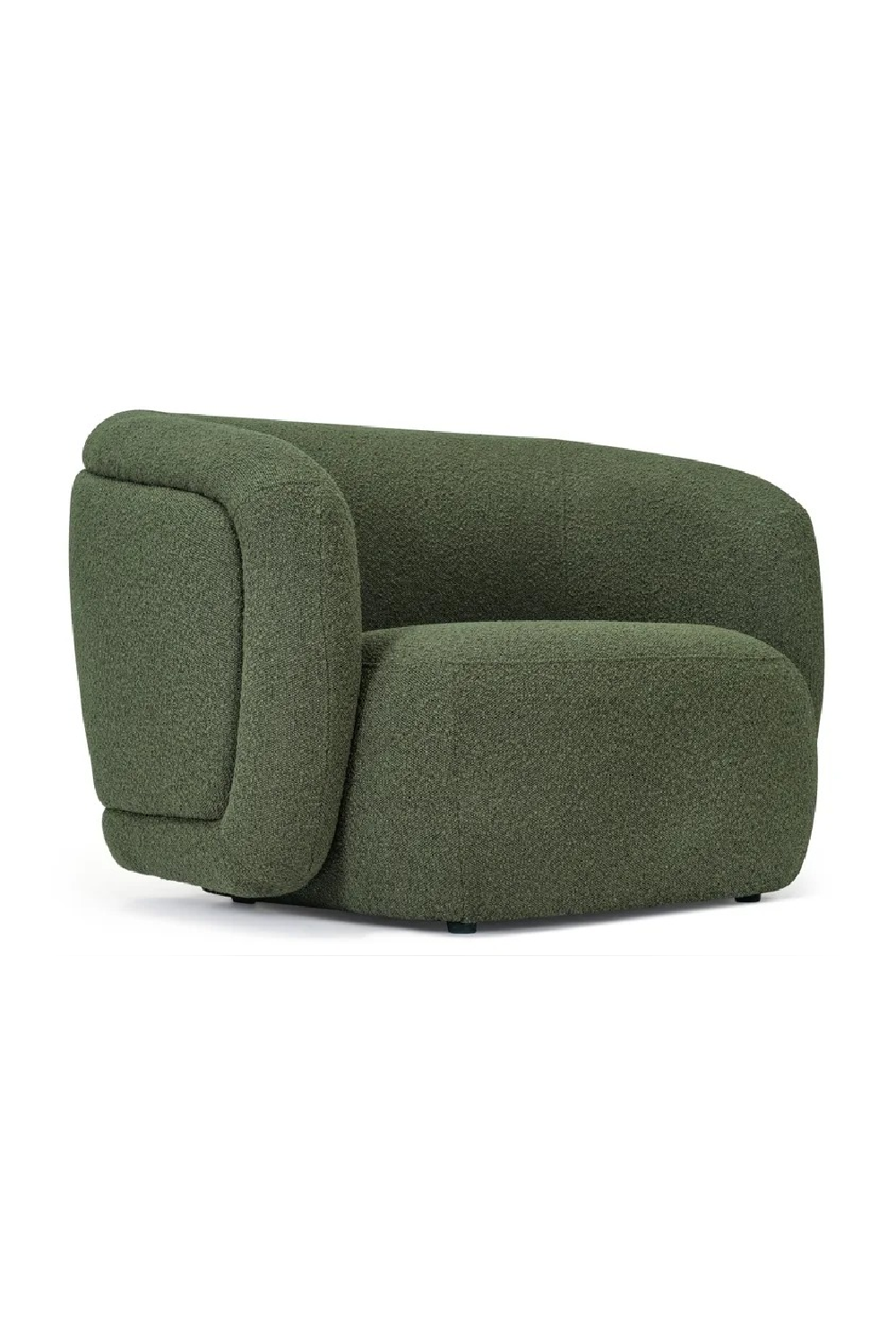Curved Plush Lounge Chair | NV Gallery Volta | Oroa.com