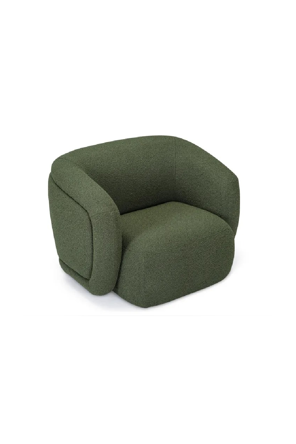 Curved Plush Lounge Chair | NV Gallery Volta | Oroa.com