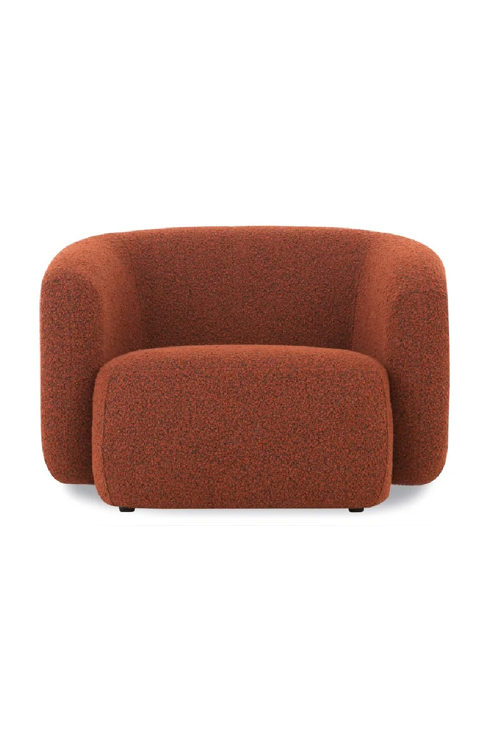 Curved Plush Lounge Chair | NV Gallery Volta | Oroa.com