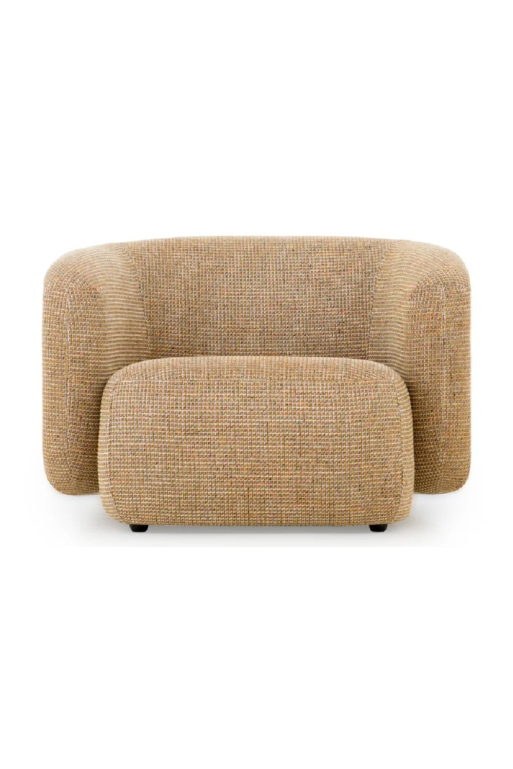 Curved Plush Lounge Chair | NV Gallery Volta | Oroa.com