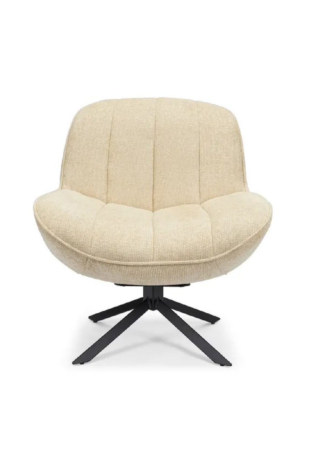 Channeled Tweed Swivel Chair | NV Gallery Willow | Oroa.com
