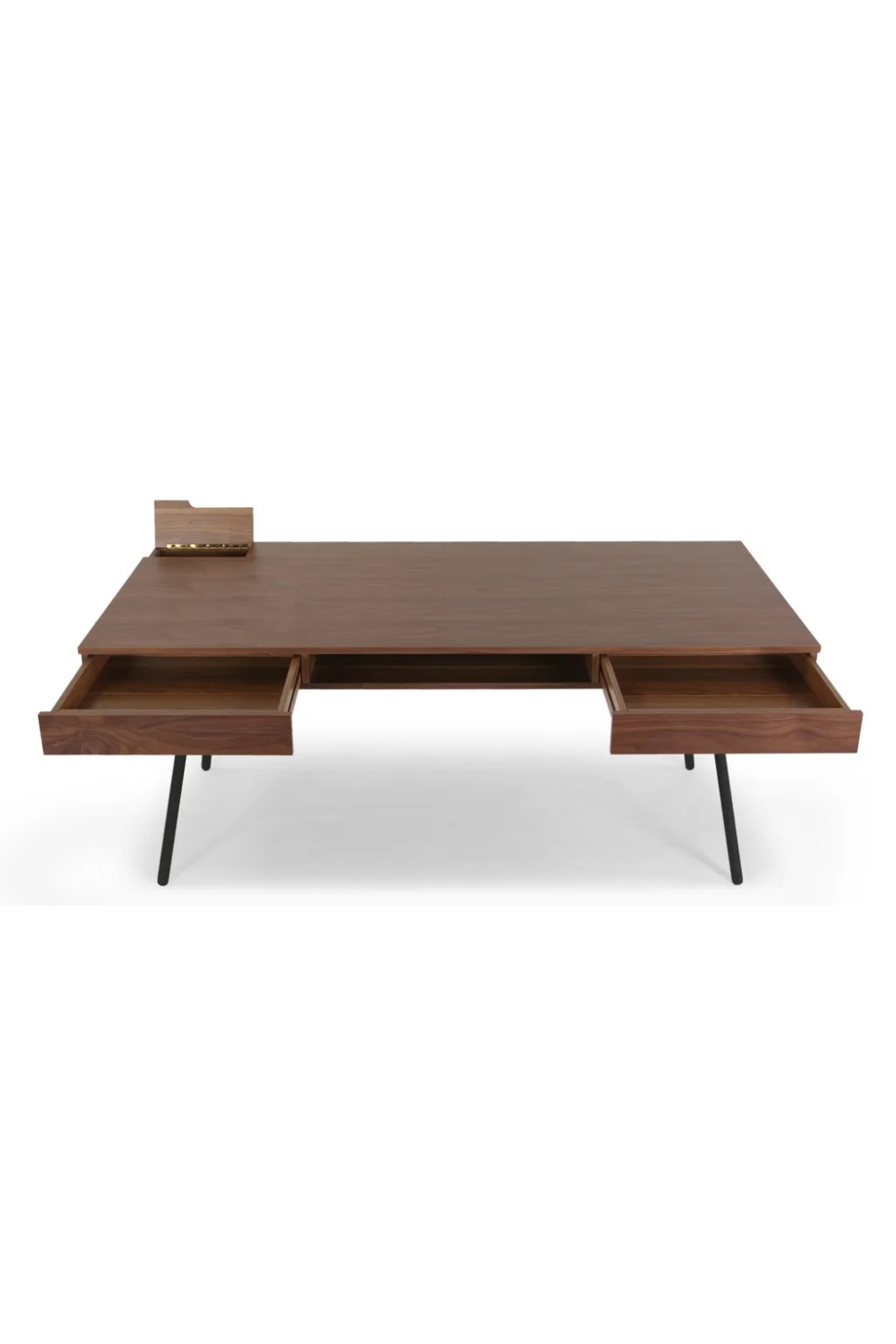 2-Drawer Walnut Desk | NV Gallery Solomon | Oroa.com