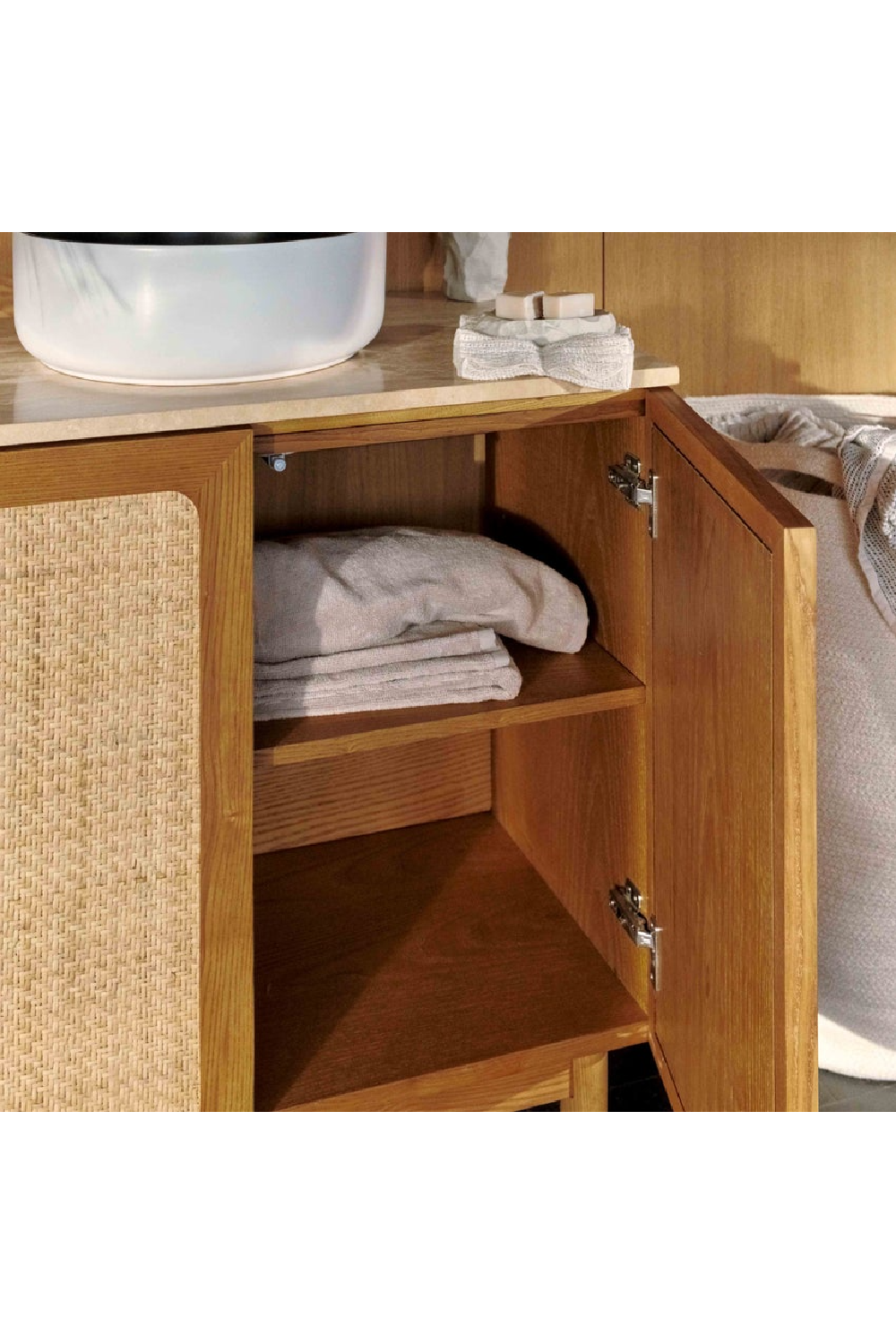 2-Door Canework Vanity Unit | NV Gallery Arana | Oroa.com