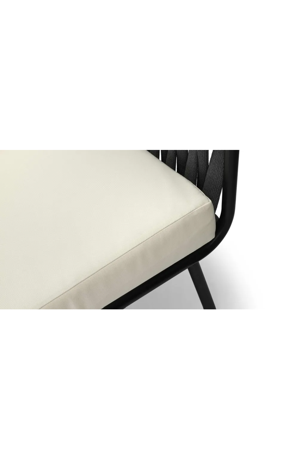 Black Rope 3-Seater Outdoor Sofa | NV Gallery Hamptons | Oroa.com