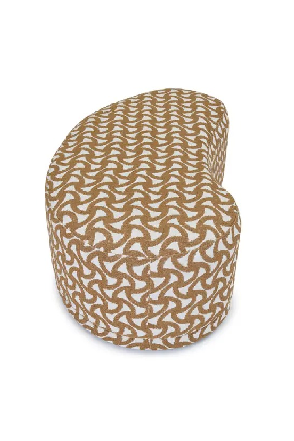 Pebble-Shaped Upholstered Bench | NV Gallery Enzo | Oroa.com